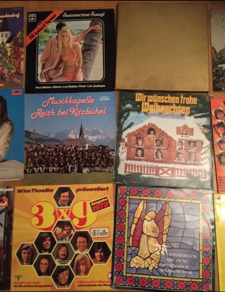 18 Schallplatten Vinyl Schlager in Bergisch Gladbach