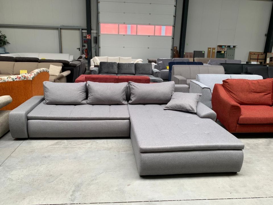 ⭐Schlafsofa - Ecksofa mit Bettkasten - Eckcouch mit Schlaffunktion - Couch - Sofa - Schlafcouch ● D&D Möbel⭐ in Hamm