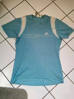 Adidas Shirt climalite, hellblau/helltürkis Gr. 38/40 Hessen - Fronhausen Vorschau