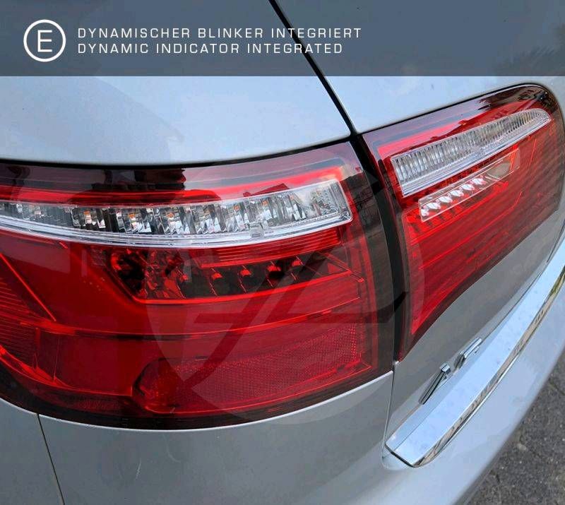 VOLL-LED Rückleuchten rot klar für Audi A6 Avant C6 dyn Blinker in Calden