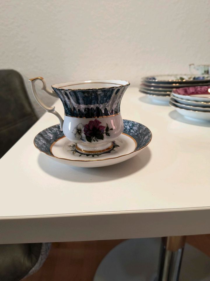 Vintage Teetasse Chodziez mit Ablage teller Qualität Porzellan in Calbe (Saale)