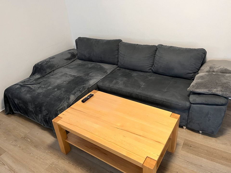 ''XL'' Sofa Anthrazit und ausklappbar (Selbstabholer) in Bremen in Bremen