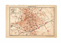 NRW - DÜSSELDORF - KREFELD - STADTKARTE - STADTPLAN - 1902 Berlin - Mitte Vorschau