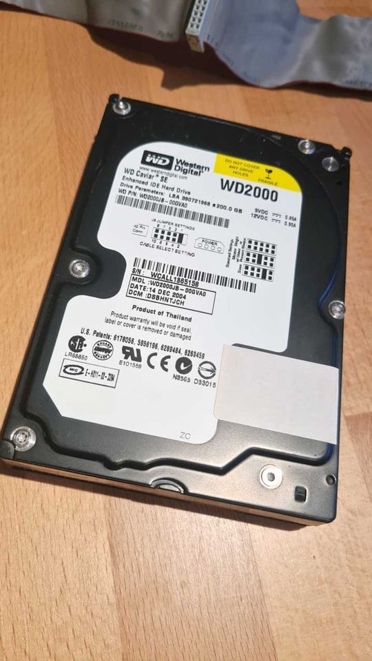 Festplatte HDD 3,5 Zoll 200GB in Greven