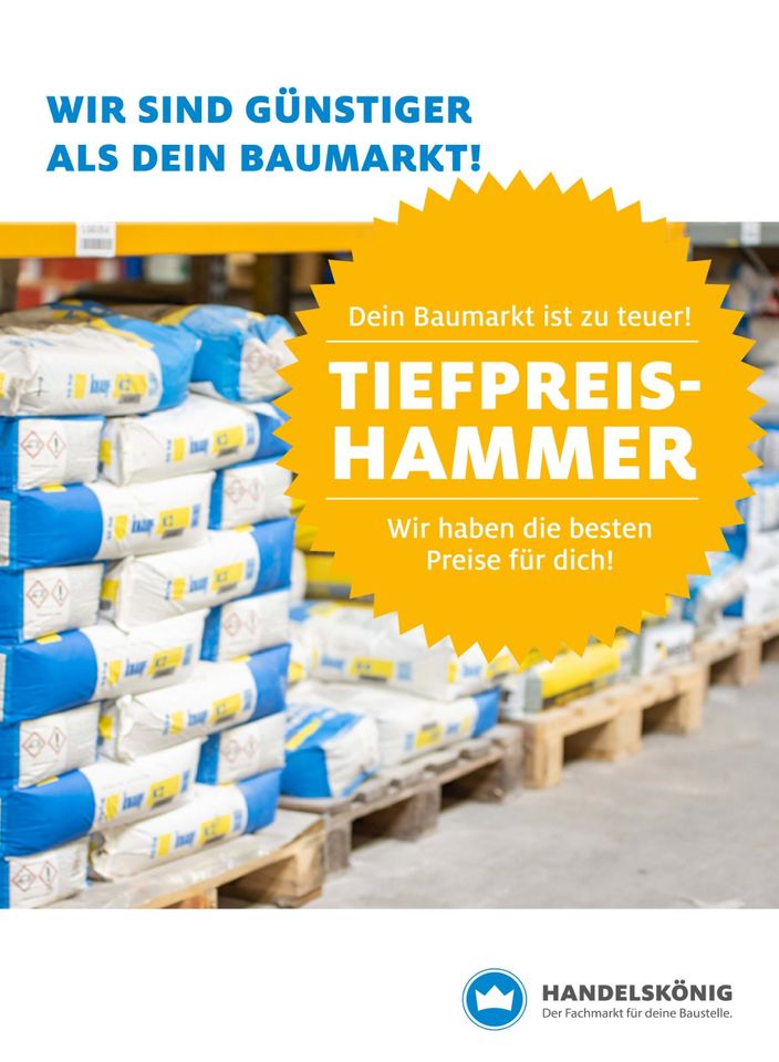 Armierungsmörtel / Armierungskleber Klebemörtel 25kg (0,48€ / kg) in Hamburg