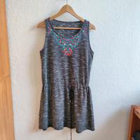 Kleid Promod Größe 40 grau Stickerei Dresden - Löbtau-Süd Vorschau