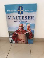 Reklame Blechschild Stuttgarter Hofbräu  Maltheser Weissbier Baden-Württemberg - Metzingen Vorschau