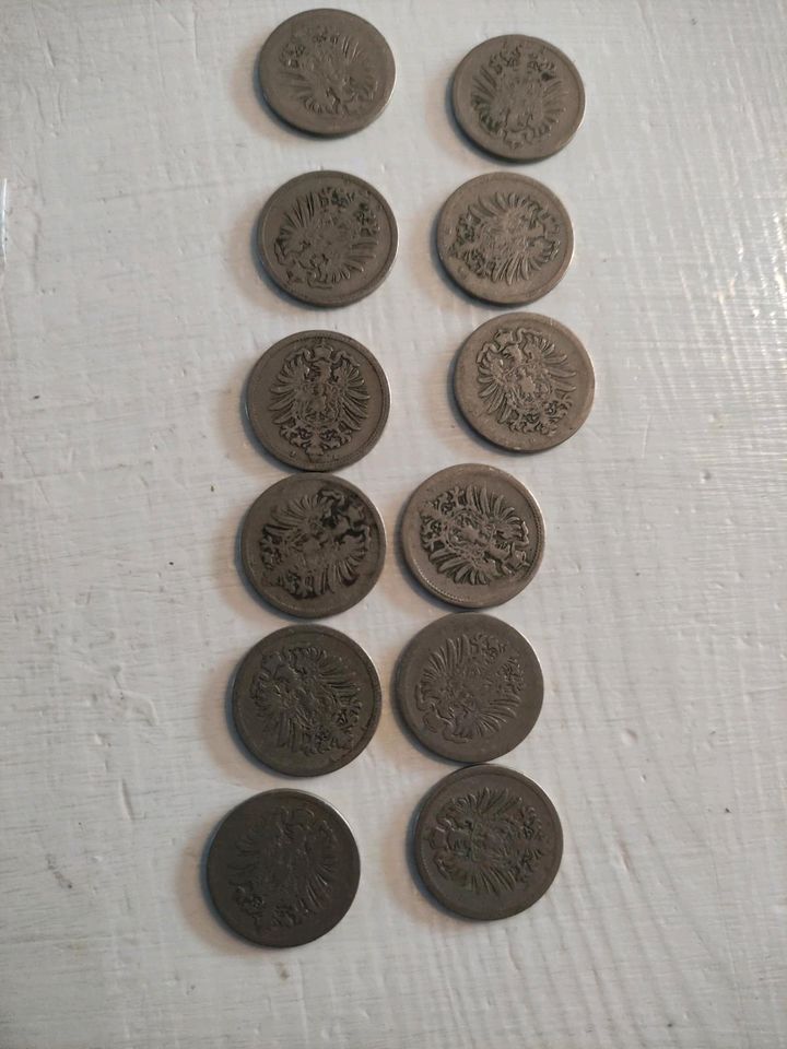 Reichsmark 10 Pfennige 1874-1876 in Flensburg