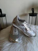 Turnschuhe Sneakers Silber Grau Divided H&M Größe 38 Schwerin - Werdervorstadt Vorschau