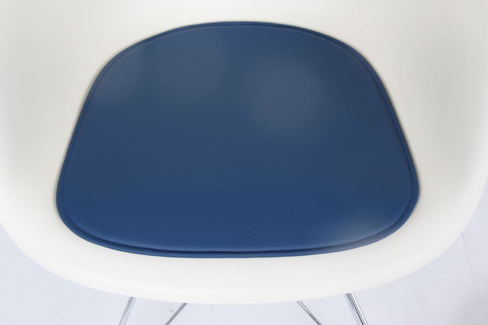 Lederkissen für Vitra Stuhl Modell DAR 4 Stück blau in Harrislee