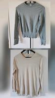 Pullover - Eisblau und Beige-Gold - Gr. 36 Stuttgart - Möhringen Vorschau