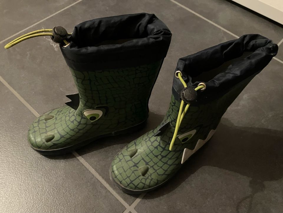 GUMMISTIEFEL „Drache“ Größe 29, SEHR GUTER ZUSTAND ! in Eggenstein-Leopoldshafen