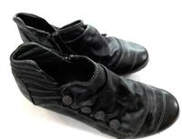 MUSTANG Damen Schuhe mit Reißverschluss Knöpfe Schwarz Gr. 38 Hessen - Herleshausen Vorschau