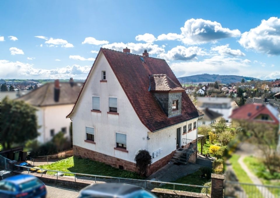 Blick auf die ganze Stadt in Büdingen