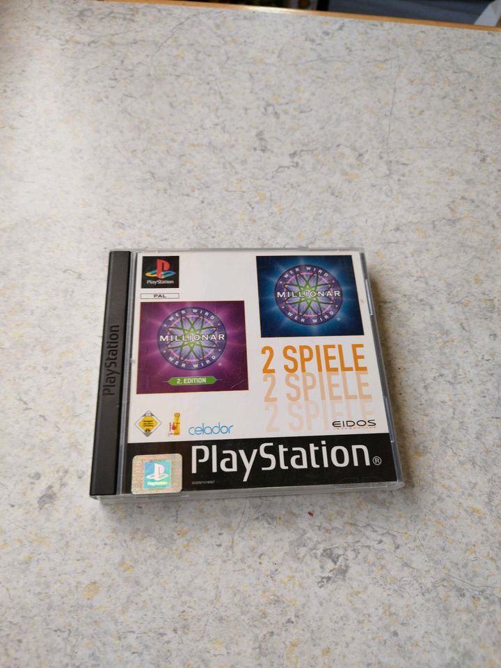 Wer wird Millionär 2 Spiele 2. Edition PS1 Playstation 1 in Ganderkesee