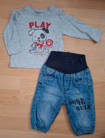 Baby Junge Set H&M Jeans + langarmshirt 62 cm Baden-Württemberg - Bad Rappenau Vorschau