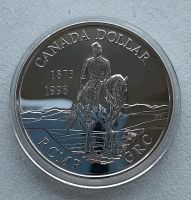 Silbermünze Silberdollar Kanada 125 Jahre Royal Canadian Mountie Leipzig - Probstheida Vorschau