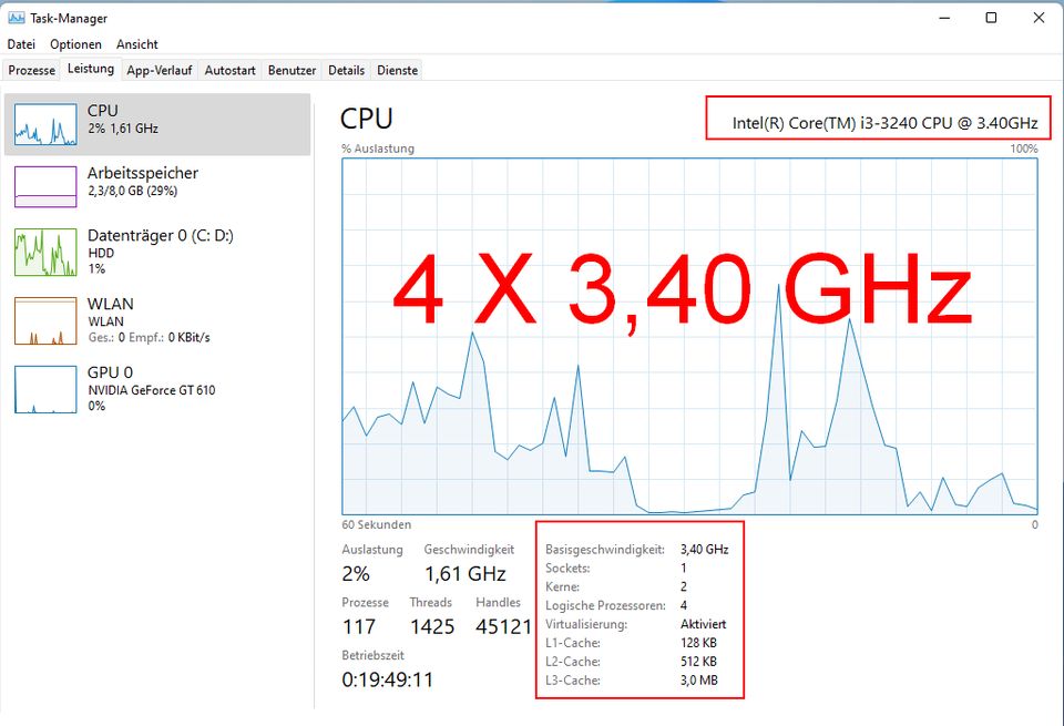 COMPUTER PC Gigabyte GA-Z77X-UD3H  4x3,6 Ghz RAM 8 GB HDD 2000GB in Duisburg