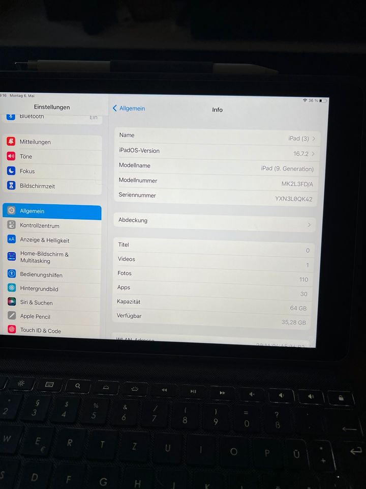iPad (9.Gen) | Apple Pencil (1 .Gen) in Leezen MV
