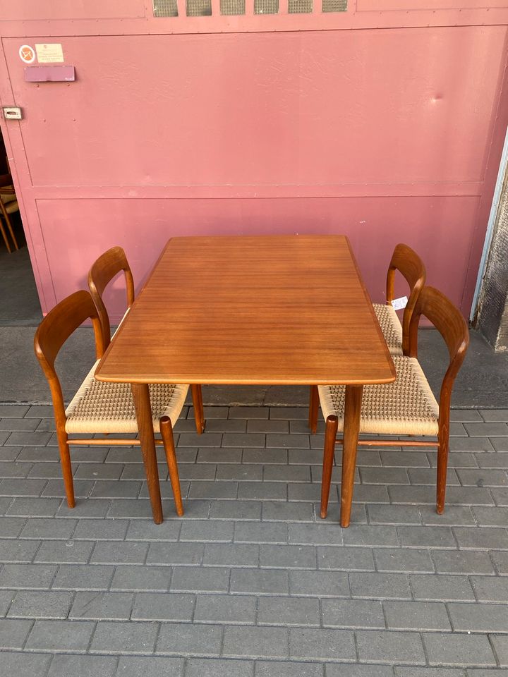 ◤ Esstisch Gustav Bahus Norwegen Tisch bis 220cm ausziehbar Dänemark Teakholz mid century danish Design table dinning vintage in Berlin