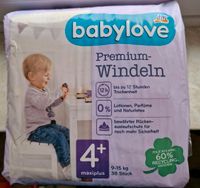 6 Packungen Babylove Premium Windeln Größe 4+ Nordrhein-Westfalen - Leverkusen Vorschau