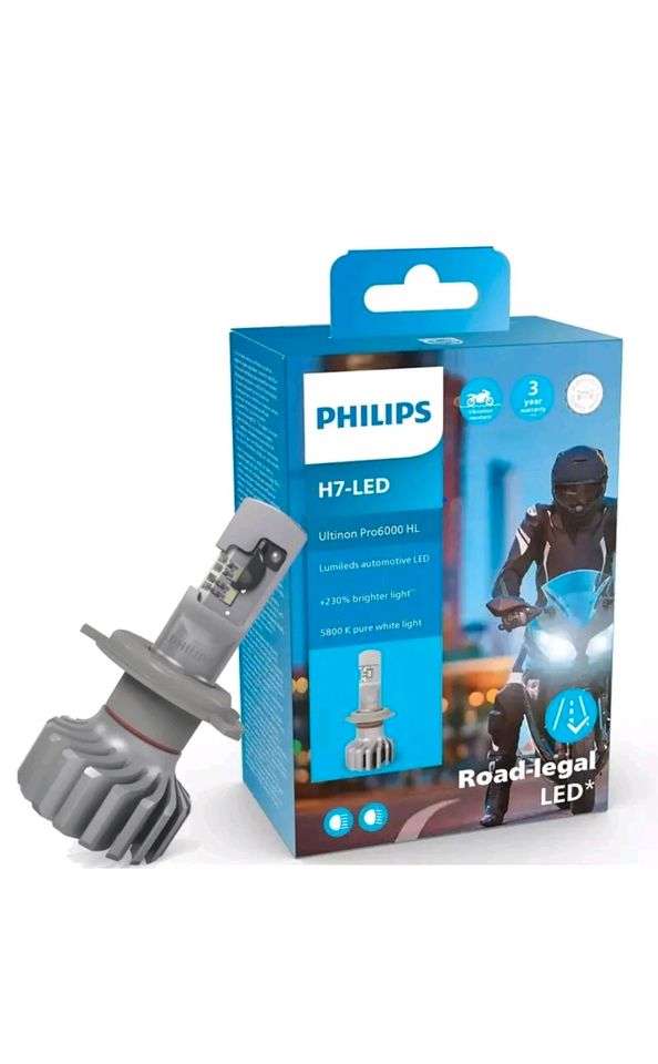 Philips Ultinon H7 LED nagelneu in Hilden