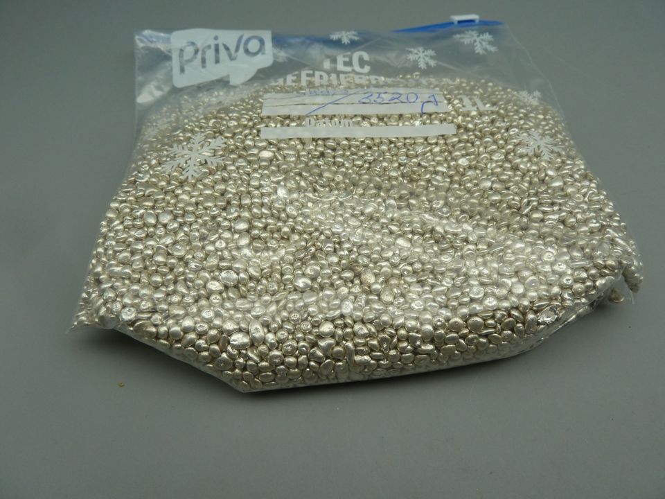 500g 1000 Silber Feinsilber Granulat Nugget 10 Kg vorhanden in Lage