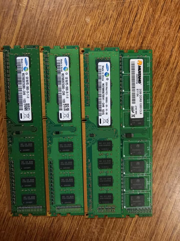 6 GB PC3 Arbeitsspeicher 4 Module in Herten