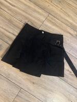 Coole Rock Hose Skort mit safety shorts halb mit Gürtel schwarz Bayern - Frensdorf Vorschau