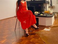 H&M Kleid rot spitze XXS Gr 32, wie 34 Abendkleid Midi Nordrhein-Westfalen - Leverkusen Vorschau