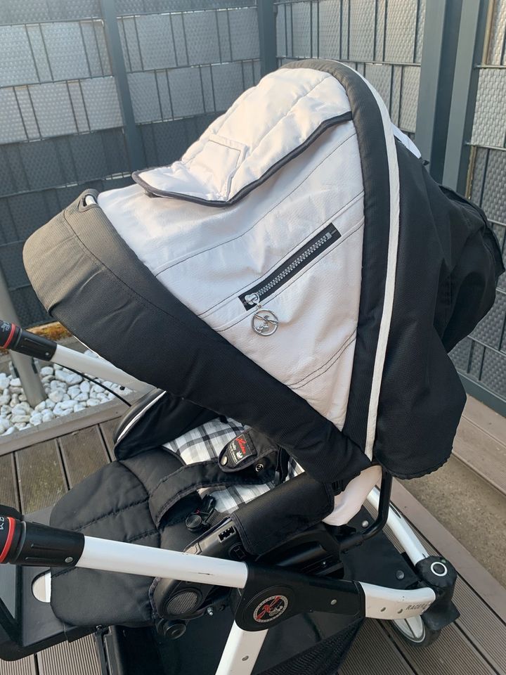 Kinderwagen Hartan Racer GT mit Handbremse + viel Zubehör in Andernach