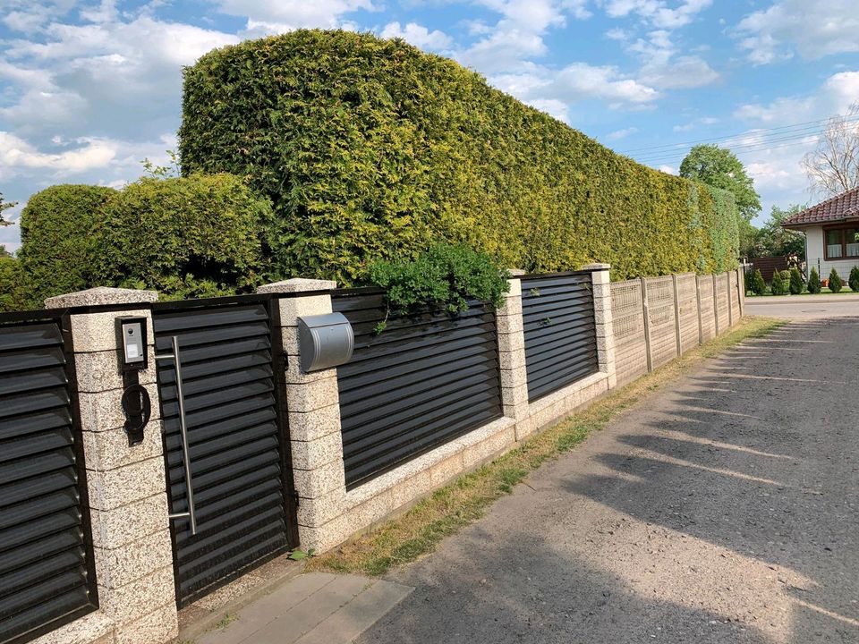 Aluminium Zaune und Stahl  Zaune in Reitwein