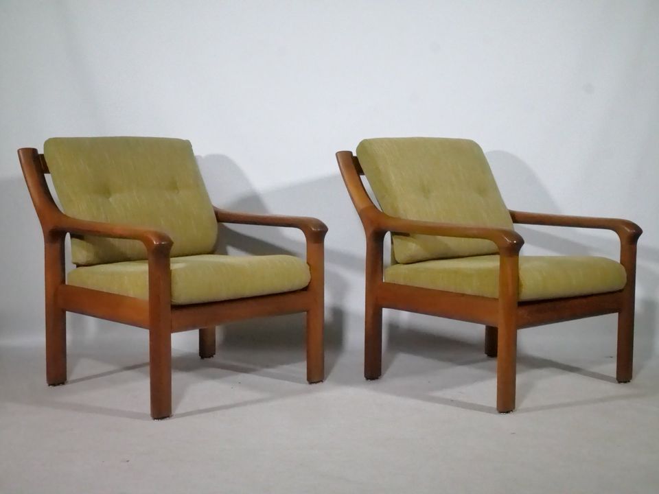 Danish Design Sessel Set Teak 60er Jahre Vintage Mid-Century Skan in Mainz