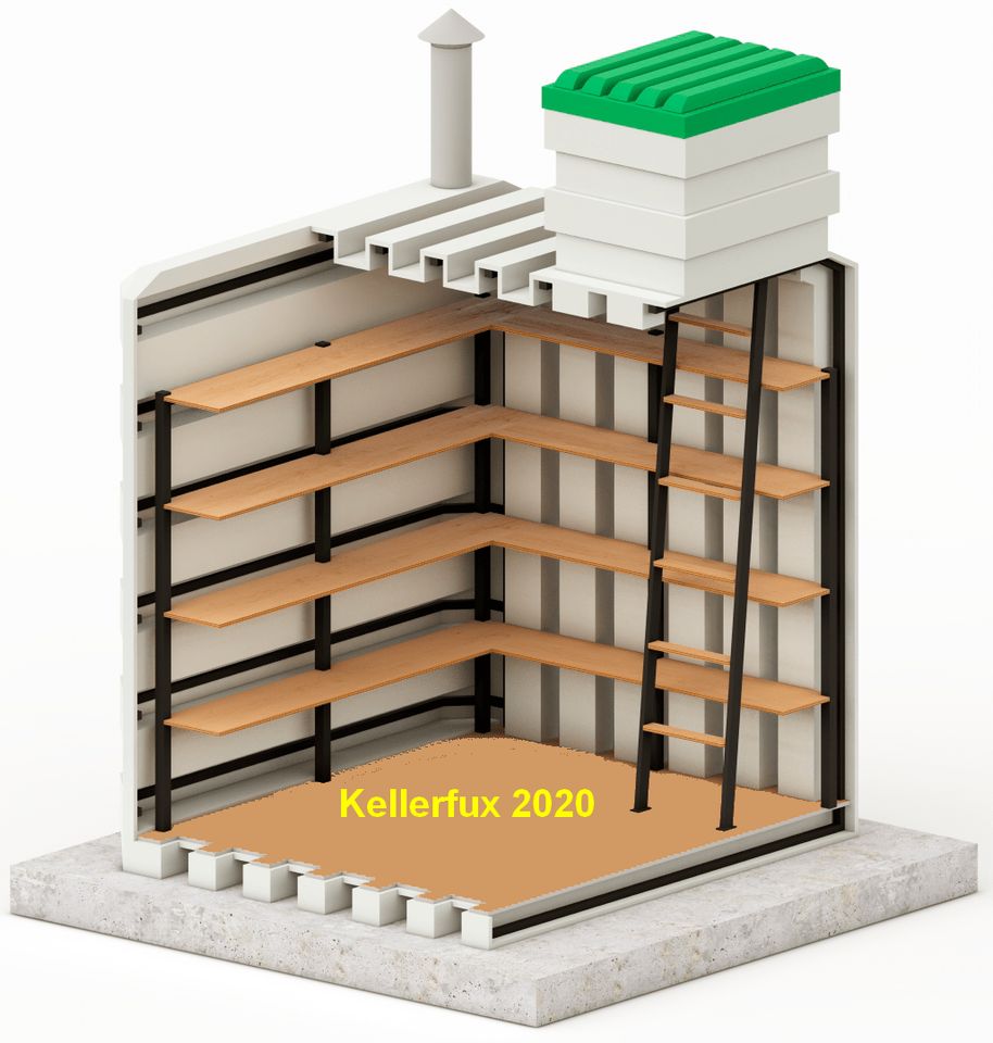 Erdkeller Vorratslager Schutzraum Weinkeller Gartenkeller 7,2 m³ in Kühbach