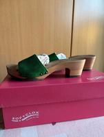 Wie neu: Gr. 38 Softclox, grün, Clogs aus Leder Niedersachsen - Damme Vorschau