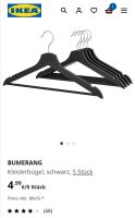 2x je 5 Stück Ikea Bumerang schwarz neu und original verpackt Hessen - Rauschenberg Vorschau
