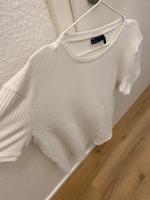T-Shirt gerippt samt Velours cremeweiß Zara asos bershka Polo Gym Köln - Chorweiler Vorschau