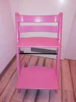 Stokke Tripp Trapp Stuhl rosa rose mit Sitzpolster grau Sterne Aachen - Eilendorf Vorschau