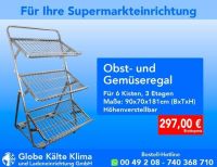 Obstregal, Gemüseregal, für 6 Kisten, Bioladen, Kioskeinrichtung, Lebensmittelgeschäft, Supermarkteinrichtung Nordrhein-Westfalen - Mülheim (Ruhr) Vorschau