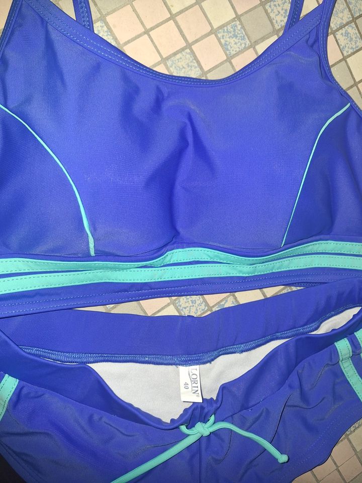 Lorin Bikini Set in blau Gr. 38 in Melbeck