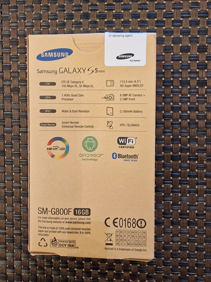 Samsung Galaxy S5 Mini 16GB shimmery White Weiss, Neu, Versiegelt in Frankfurt am Main