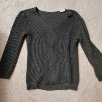 Shein Strickpullover Grau Grob Gr. S Bayern - Veitsbronn Vorschau