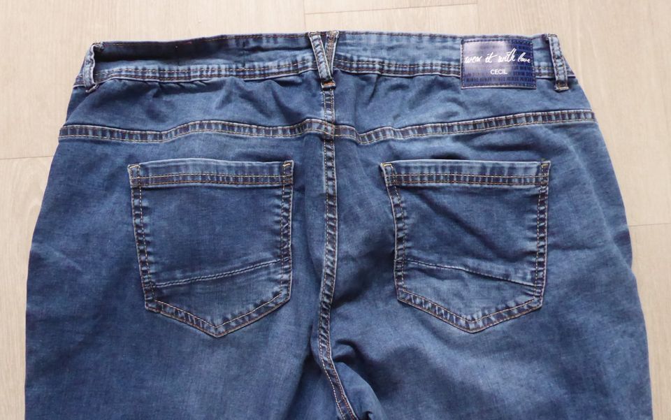 CECIL SCARLETT Stretchjeans Jeans Hose blau Gr W 36 - 48 4XL in Essen