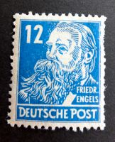 Briefmarke Deutsche Post 12 Pfennig - Fried. Engels - postfrisch Baden-Württemberg - Oberstenfeld Vorschau