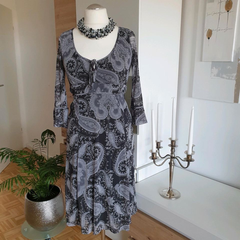 ❤️ Hallhuber Kleid Abendkleid 100%Seide 38 in Velbert