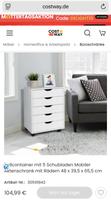 Rollcontainer weiß 5 Schubladen 48 x 39,5 x 65,5 cm Büroschrank Hamburg-Nord - Hamburg Eppendorf Vorschau