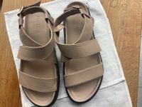 Hallhuber Sandalen Gr 38 Beige Leder Bayern - Würzburg Vorschau