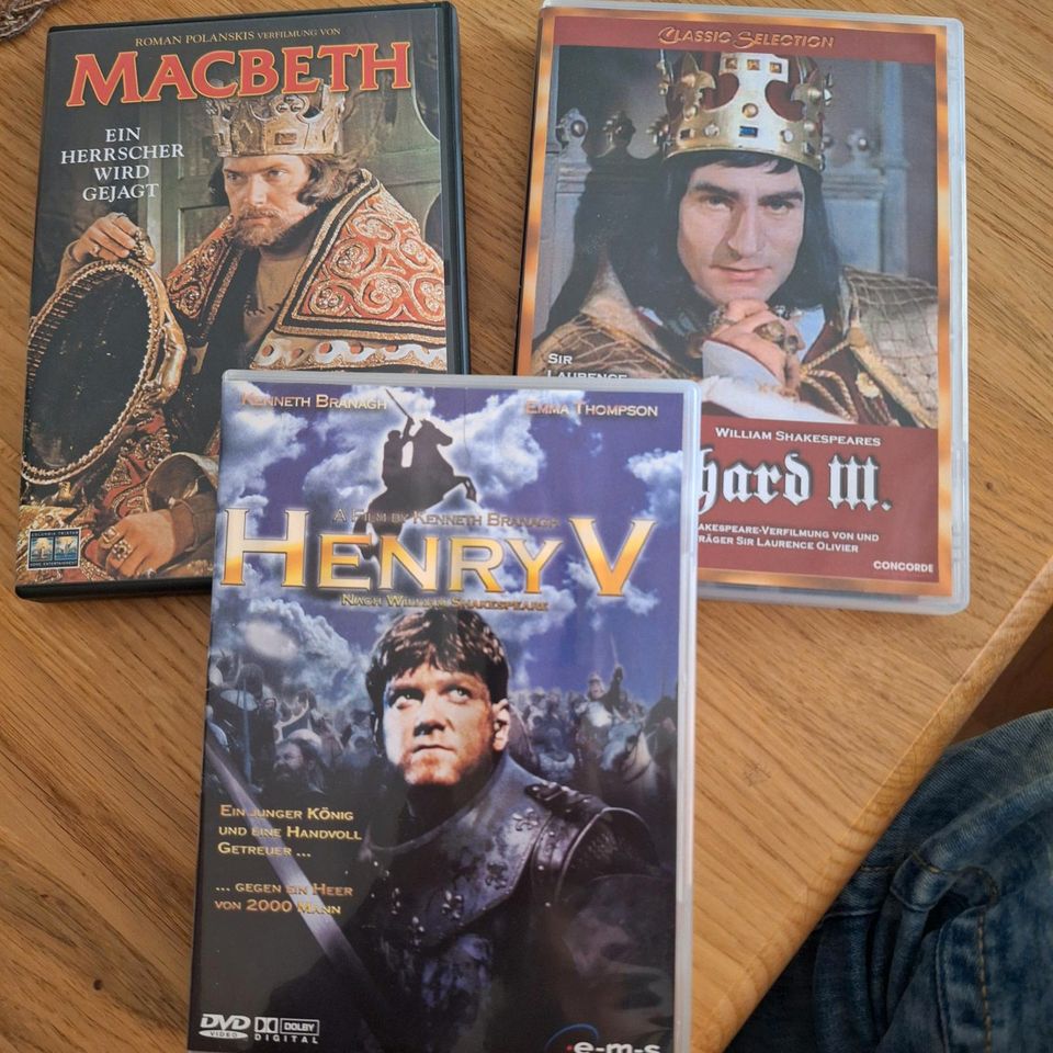 DVD Shakespeare Verfilmungen in Schwarzenbek