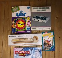 Spiel Mini Bowling Uhr lernen Monopoly neu Schwarzer Peter Niedersachsen - Lüneburg Vorschau