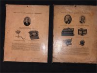 2 x Bilder aus der Entwiklungsgeschichte der Schreibmaschine Nordrhein-Westfalen - Neuss Vorschau